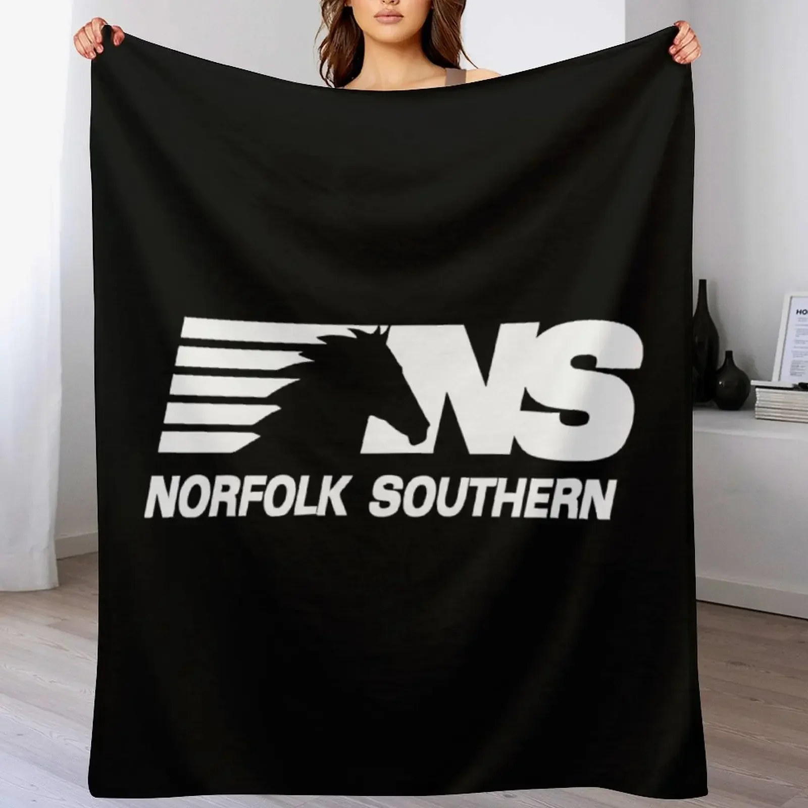 

Norfolk Southern Throw Blanket Soft Warm Blanket Gift for Grandparents