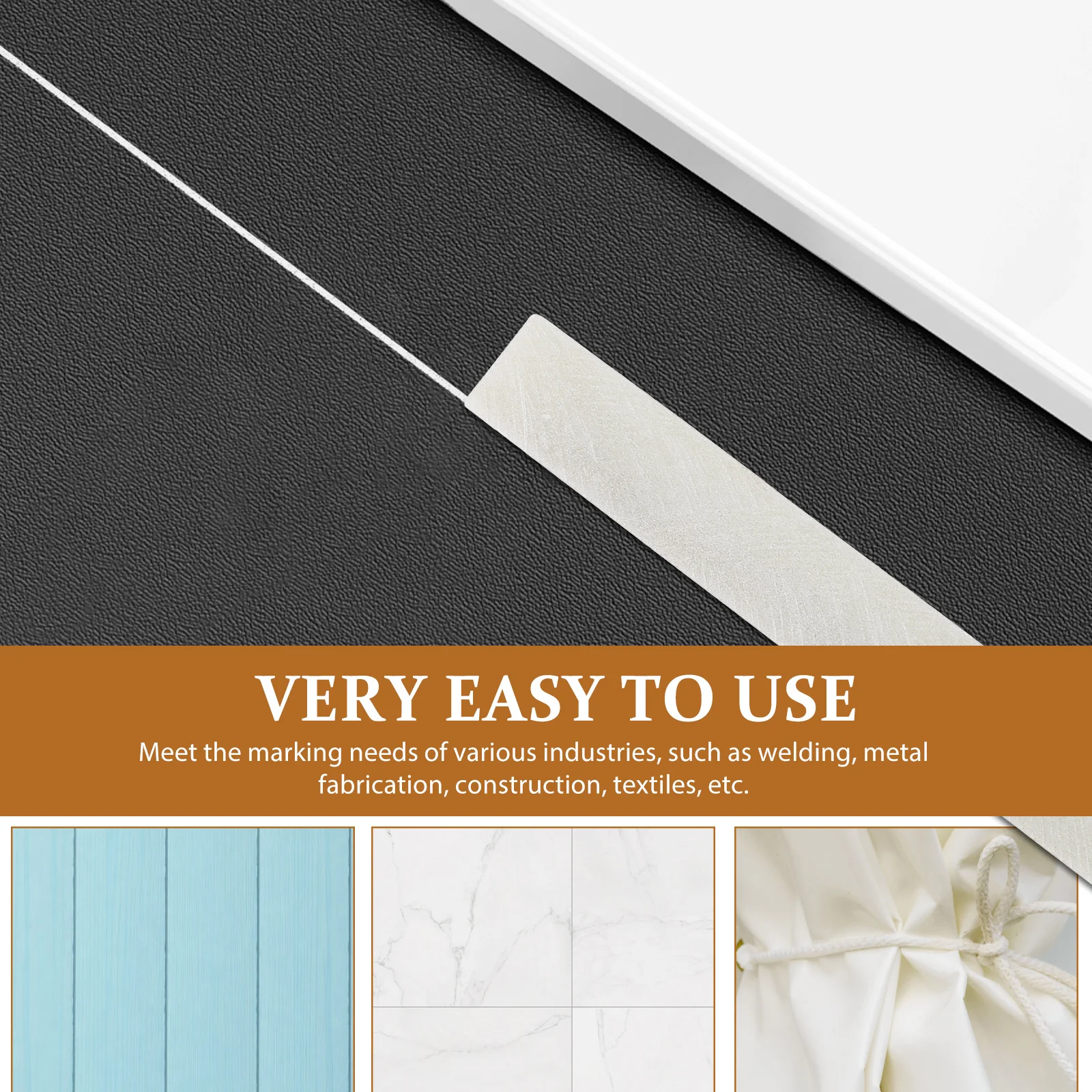 

21pcs Soapstone Marker White Chalk Pen Refillable Welding Steel Tile Marking Construction Textiles Practical