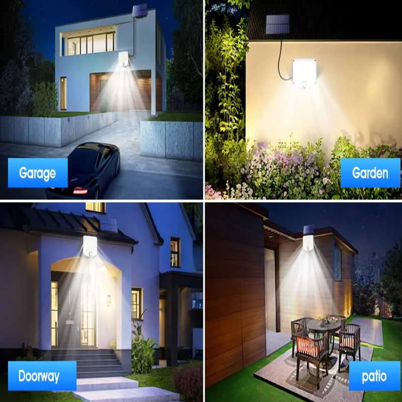 

Led Solar Light Waterproof IP65 PIR Motion Sensing Lights Garage Street Split Solar Wall Lamp Garden Decoration Outdoor Lamps