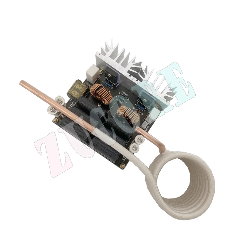 1200 واط 20A ZVS عالية التردد آلة التسخين بالحث 18-50 فولت عالية التردد التبريد فرن التردد المتوسط