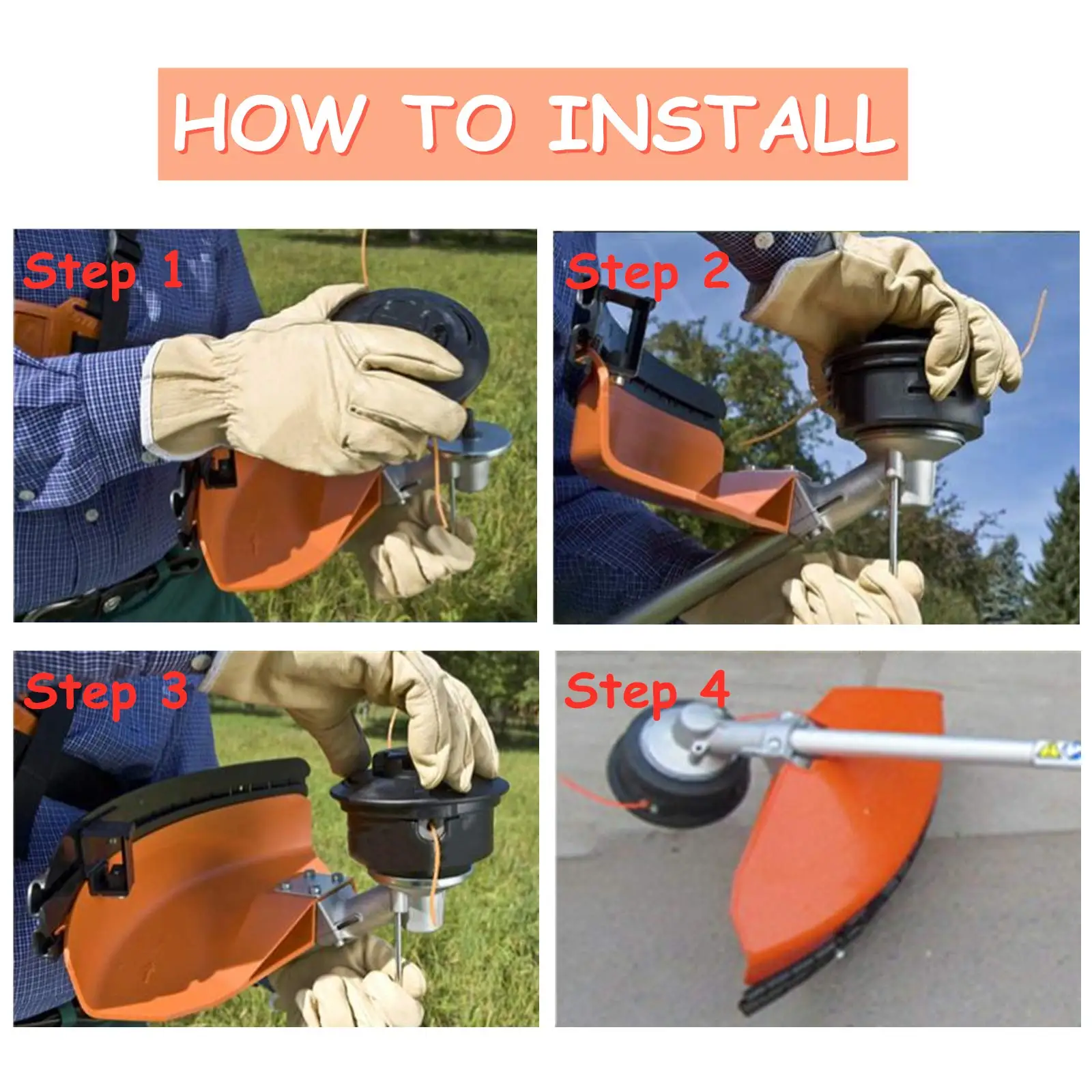 Головка триммера 25-2 для STIHL Weed Eater FS55 FS55R FS56 FS56RC FS70 FS70R FS80 FS85 FS90 FS90R FS91R FS94R FS100RX FS120 FS130