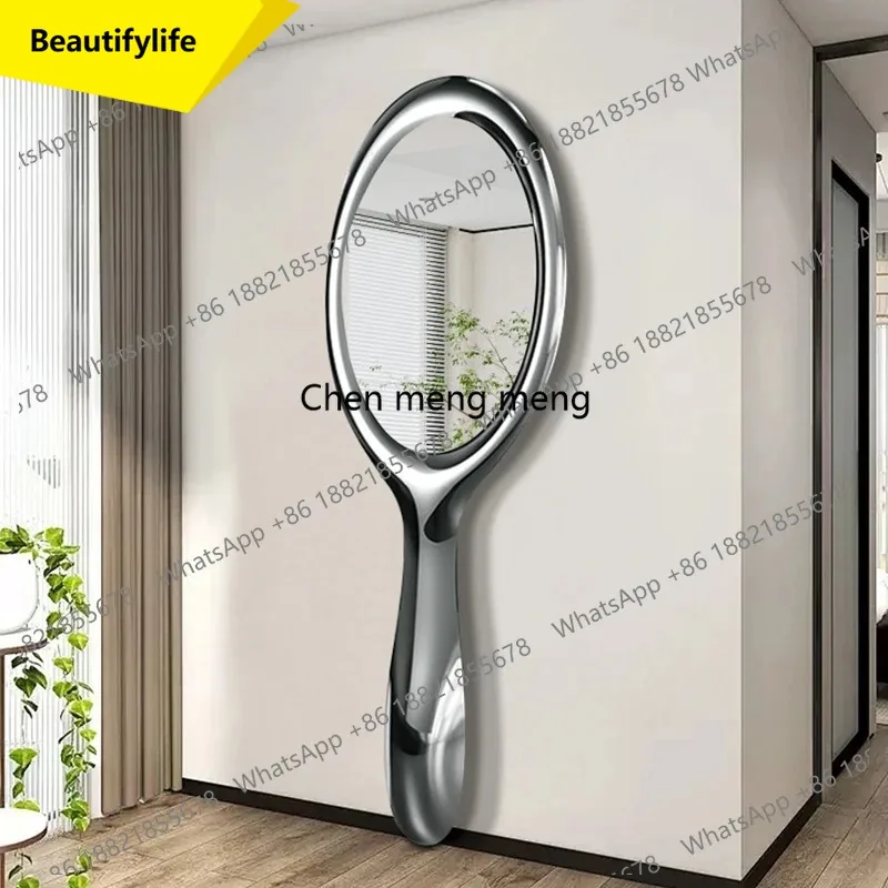 a17 Wall Decoration Floor Mirror Hotel Villa Living Room Art Installation Makeup Mirror
