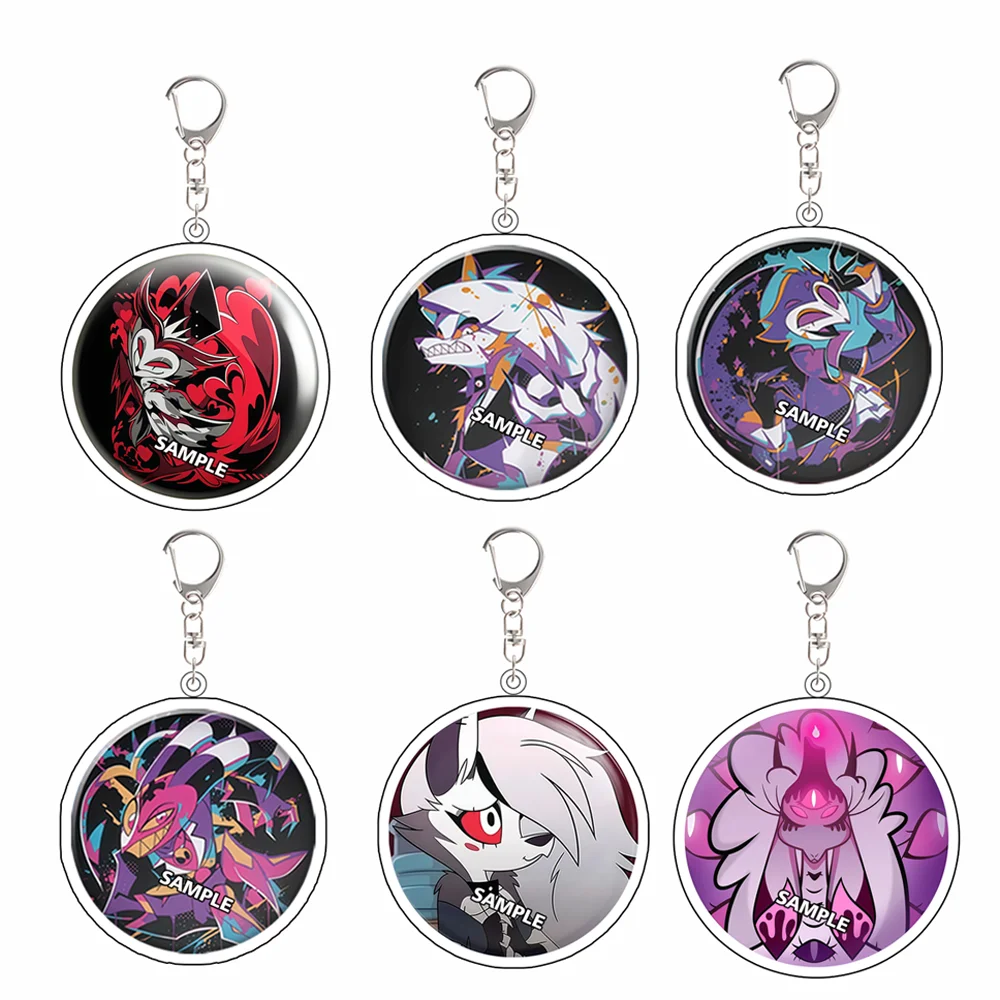 

For Acrylic KeyChain Anime Periphera Blitzo Millie Moxxie Loona Series Backpack Pendant Custom Cartoon Cute Festival Gift