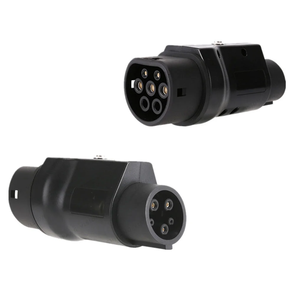 GBT to Type 1 EV Charging Adapter Plug 32A 7kW AC Charger Converter for Electric Vehicle Charging Stations