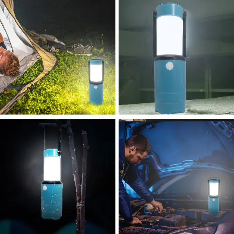 Luz de patio inalámbrica de alta potencia para Milwaukee, Makita, Bosch, batería de litio de 10,8 V, 12V, iluminación de taller manual, luz de trabajo, 900lm