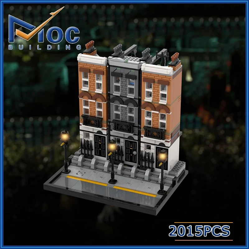 

2015P Classic Movie Scene Building Model Modular 12 Place Expansion Building Block Assembly Brick Toys Gifts MOC-115157