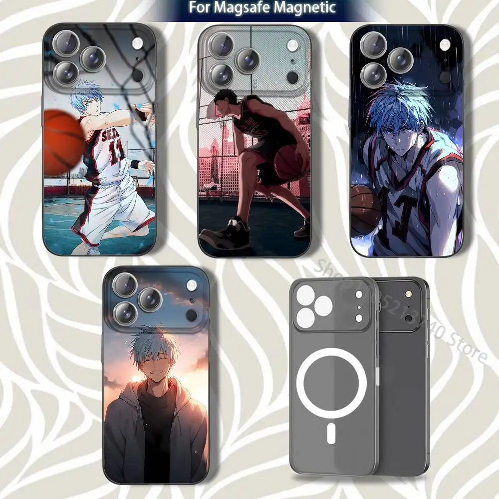 

cool K-Kuroko's BasketballS For iPhone 17,12,11,14,13,15,16,Plus,Air,Pro,Max,E,Mini for Magsafe Magnetic Frosted Grey Phone Case