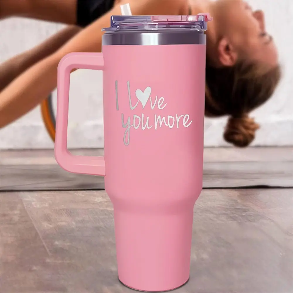 

Термос-кружка из нержавеющей стали 40 унций, большой объем, двойная вакуумная изоляция, сохраняет холод, дорожная кофейная кружка, подарочная кружка