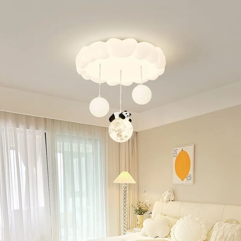 2026 Children's Room Cloud Ceiling Lights LED Cloud Bubble Ball Light Modern Warm Baby Room Nursery Girl Boy Bedroom Ceiling Lam