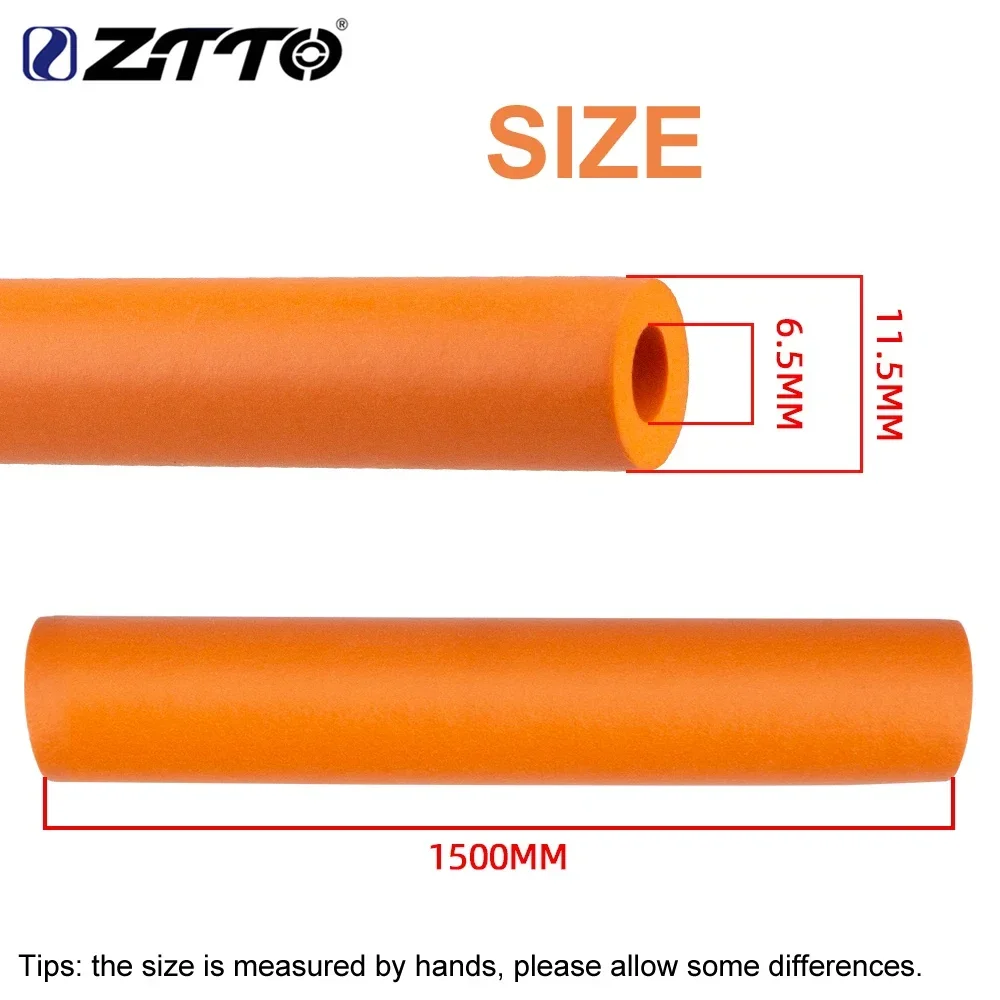 ZTTO المثبط هادئ دراجة التوجيه الداخلي كابل الضوضاء الحل الصمت الإسفنج أنبوب منع الفرامل شيفتر سلك ضرب الإطار الإسكان