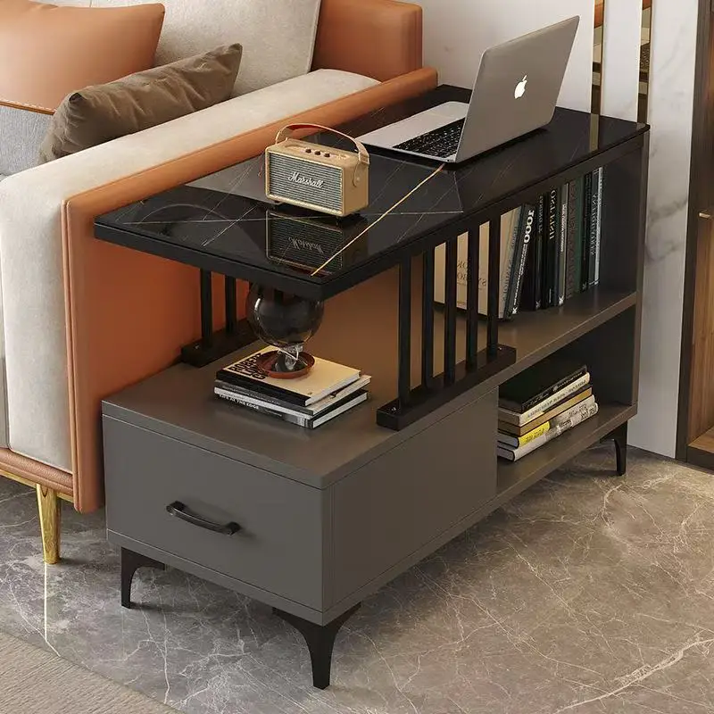 Sofa side cabinet Light luxury side cabinet Living room table Seam storage corner few simple modern