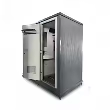 Double Portable Toilet - White Doors product image