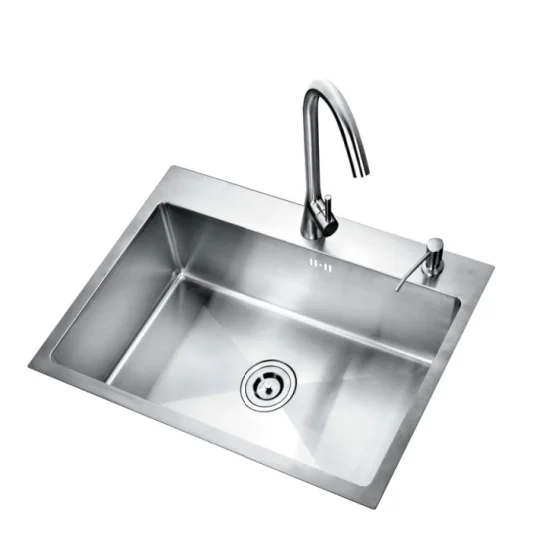 Factory direct 304 handmade farmhouse sink single bowl topmount kitchen sinkkitchen accessory