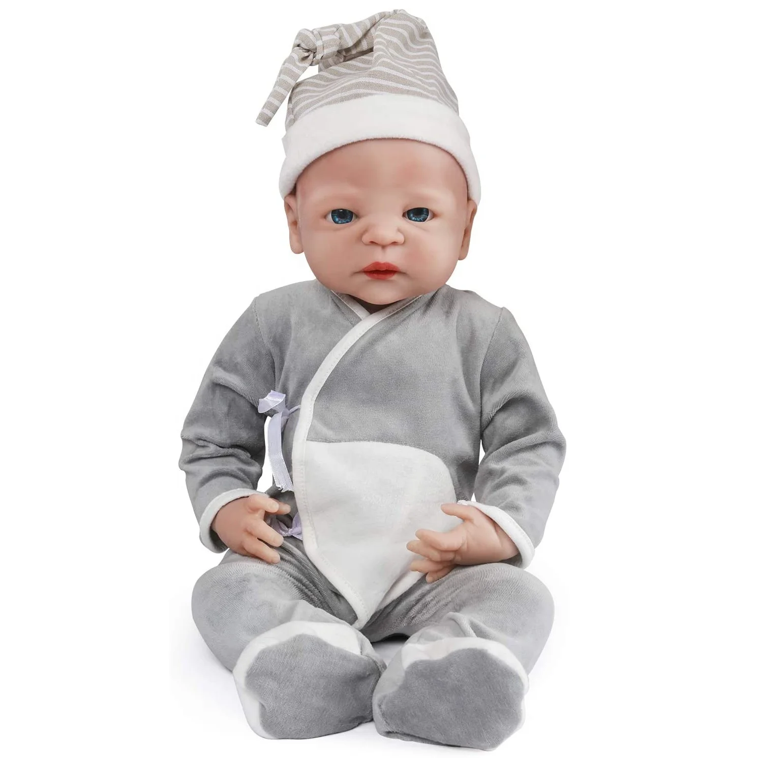 22 Inch Silicone Lifelike Baby Doll Silicon Baby Dolls Original Manufacturer