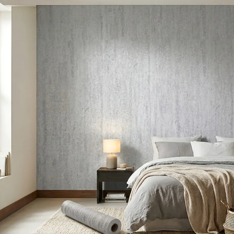 Thickened 3D Relief Wall Panel Realistic Stone Texture Self-Adhesive Wallpaper Flexible Simulation Travertine Wall Stickers Roll