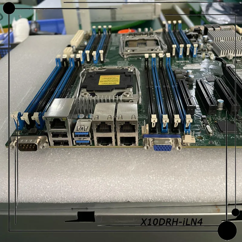 Für super micro X10DRH-iLN4 Zwei-Wege-Server E-ATX Motherboard lga 2011 Intel c612 xeon E5-2600 v3/v4 Familie ddr4 perfekten Test