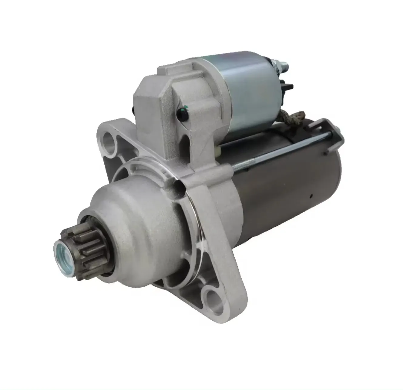ss-F18 Starter Motor 02T911023M 02T911023MX 02T911023T 12V 1.0kW 10 Teeth 2 Holes for VW Audi Skoda 1.6L 2.0L Petrol Engine