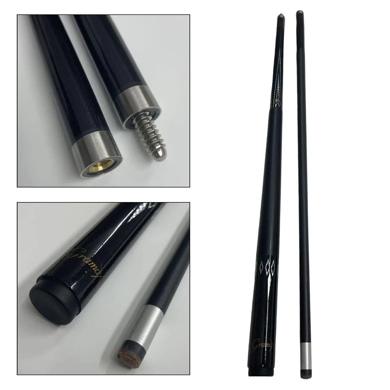 Pool Cue Carbon Fiber 1/2 Split Snooker Cue for Beginners Starters Men Women