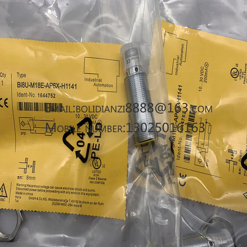 

The brand-new original sensor BI8/BI8U-M18E-AP6X-H1141 AN6X One year warranty in stock