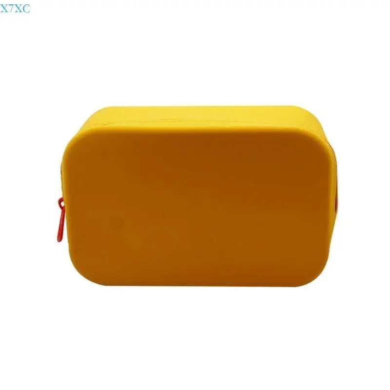 X7XC Convenient Silicone Travel Makeup Bag Toiletries Storage Pouches for Women Girls