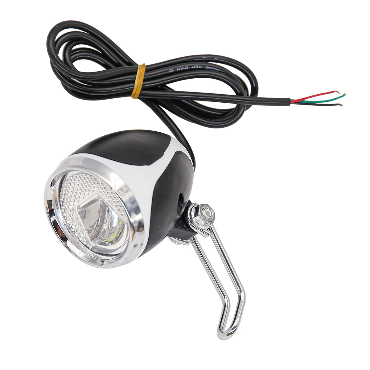 

Retro 8"/10" Streamlined Electric Scooter Headlight with Horn 36V/48V Bright LED Metal Chrome Bikes Head Light Cycling