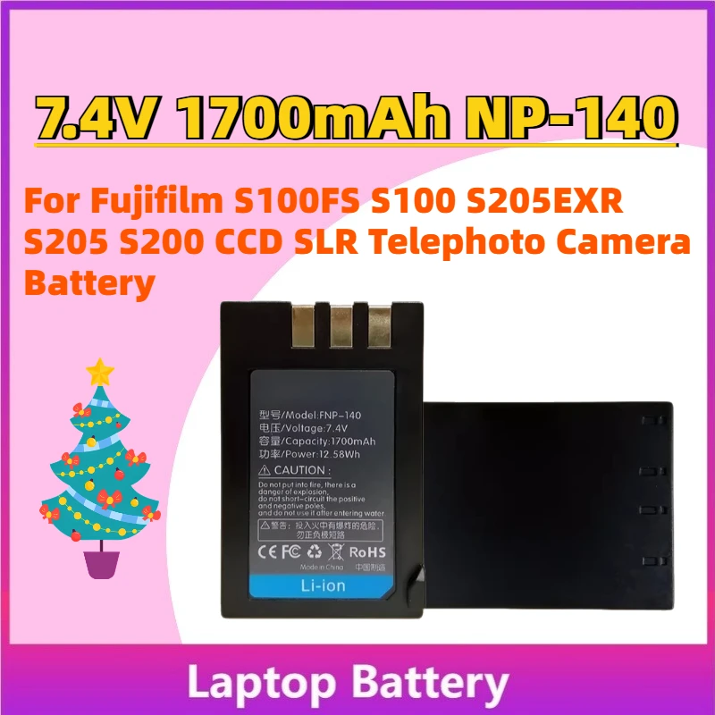 

In Stock 7.4V 1700mAh NP-140 Rechargeable Battery for Fujifilm S100FS S100 S205EXR S205 S200 CCD SLR Telephoto Camera Battery