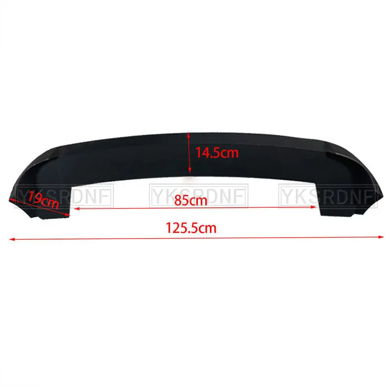 For Grand Cherokee 2013-2020 Spoiler ABS Plastic R Style Rear Trunk Boot Wing Spoiler Rear Roof Spoiler Car Styling (2Pcs)