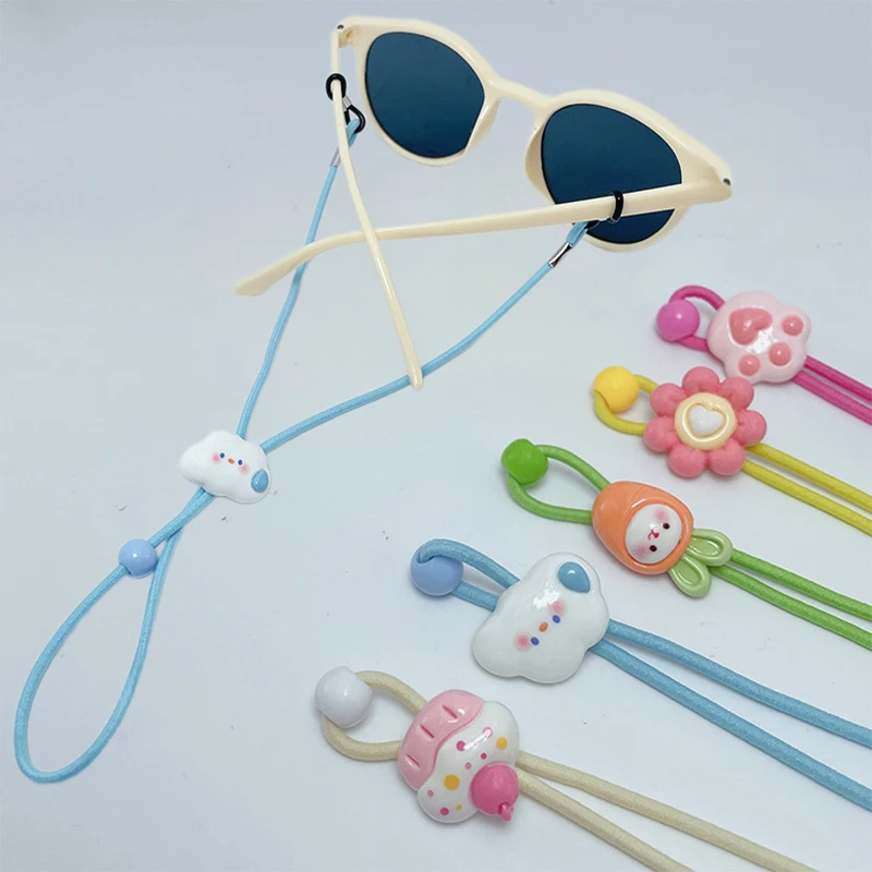 Children Glasses Rope Glasses Lanyard Anti-Lost Kawaii Cartoon Hanging Neck Glasses Chain Sunglasses Lanyards Eyewear Cord