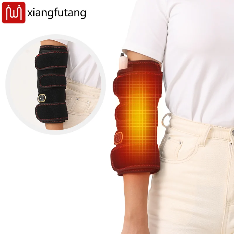 لفافة تدليك الكوع - 3 مستويات للحرارة والاهتزاز، استرخاء العضلات، راحة المفاصل، تساعد العناية اليومية، لمحبي اللياقة البدنية وكبار السن #1