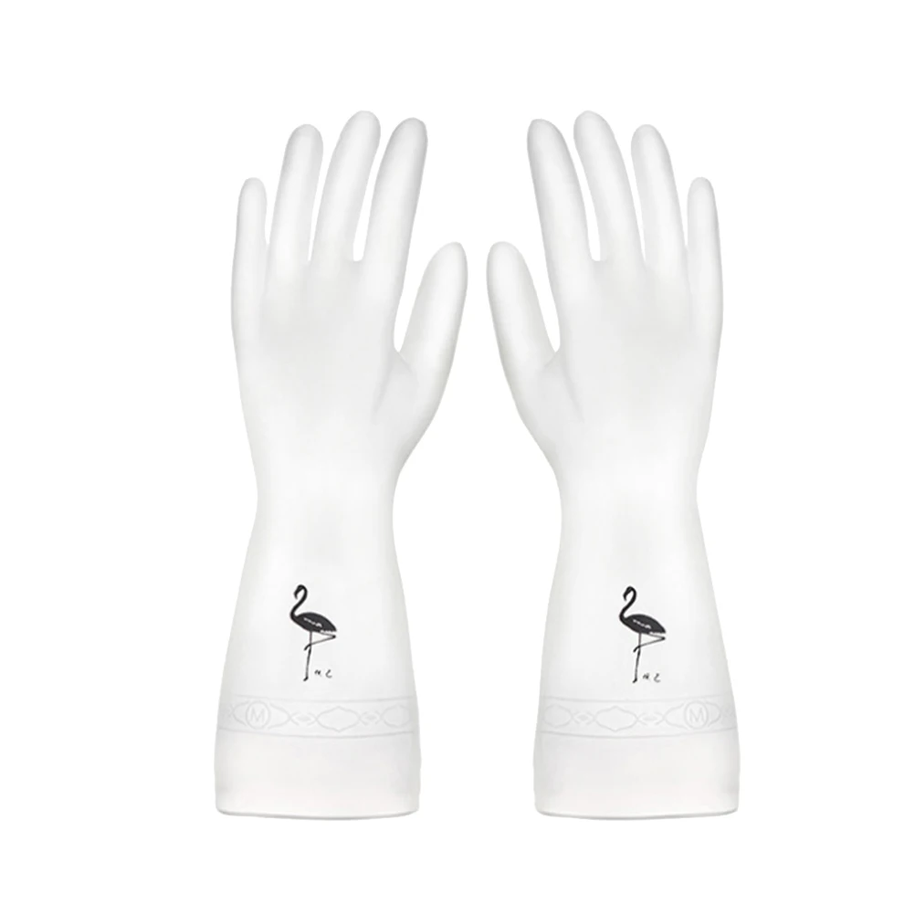 

WaterProof Cleaning for Kitchen Household Black Rubber Dishwashing Home Protective Kitchen Rubber Gloves Gloves