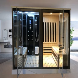 Household sweat steam room, dry and wet steam room, sauna and shower integrated multi-function sauna room, shower room, steam ro