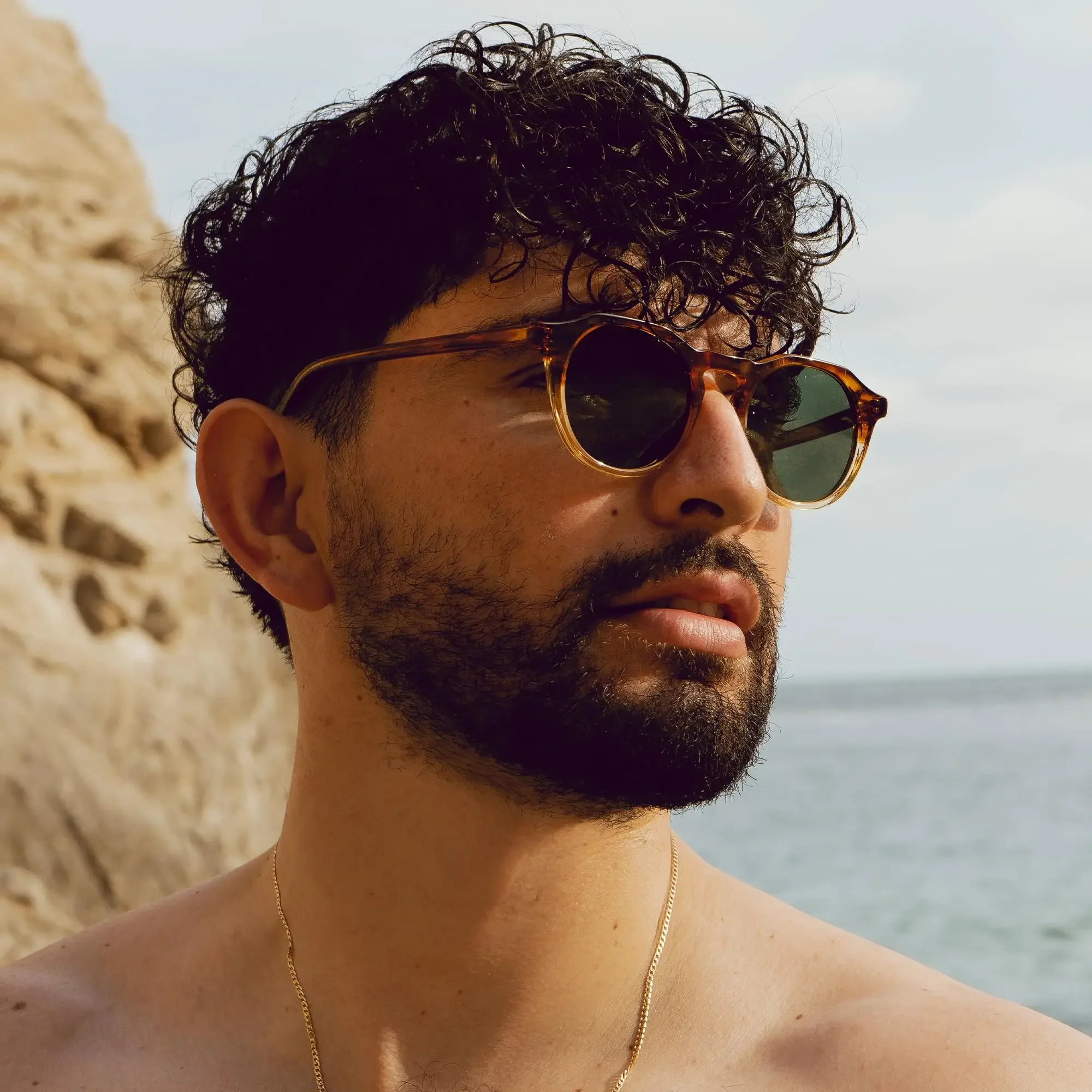 BLUEMOKY Polarized UV400 Protection Sunglasses Acetate Vintage Round for Men Women Popular Premium Trend