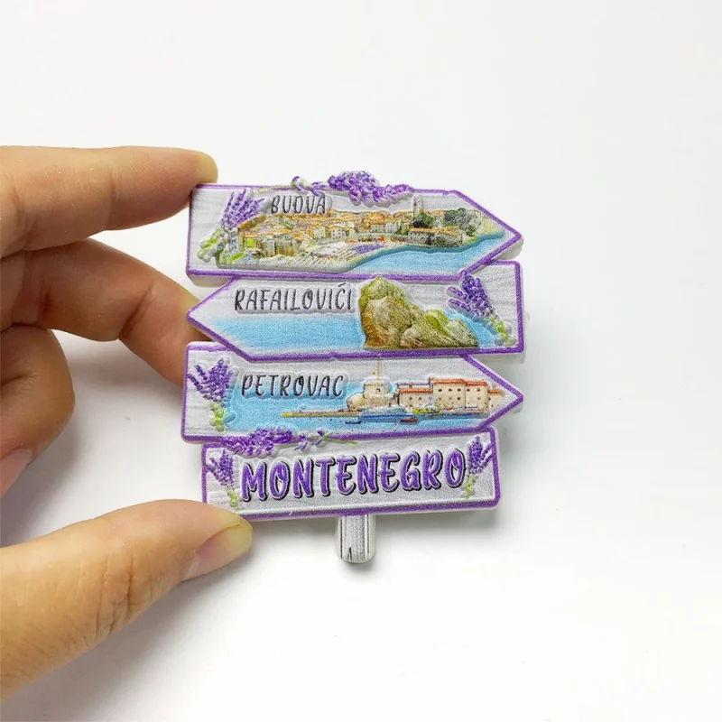 

Montenegro 3D Resin Fridge Magnet Budva Rafailovici Petrovac Refrigerator Magnets Aimants Frigo Imanes Para Refrigerador