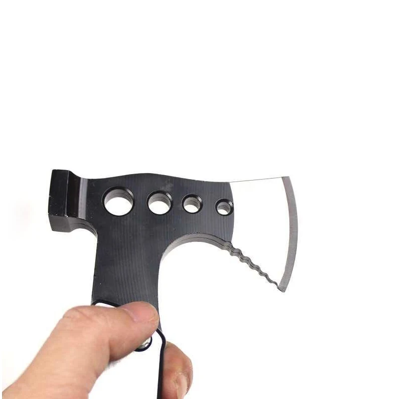 Zewnętrzny Przenośny EDC Wielofunkcyjny Mini Siekiera Kombinowana Narzędzie do Wybijania Szyb Samochodowych w Sytuacjach Awaryjnych