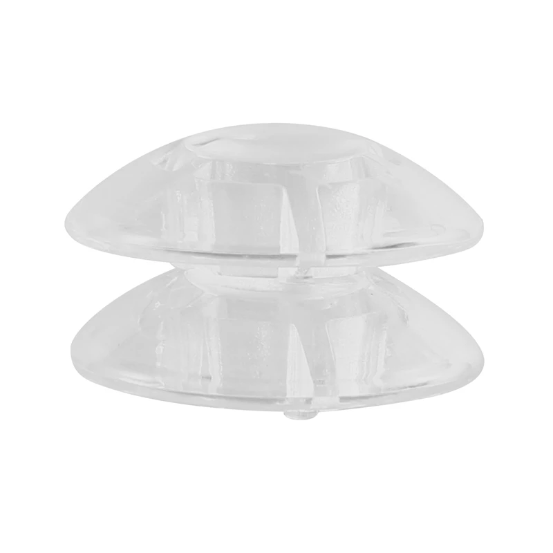 16 Pack Clear Mushroom Style Guitar Effect Pedal Footswitch Toppers Foot Nail Cap Protection Cap For Guitar Effect Pedal