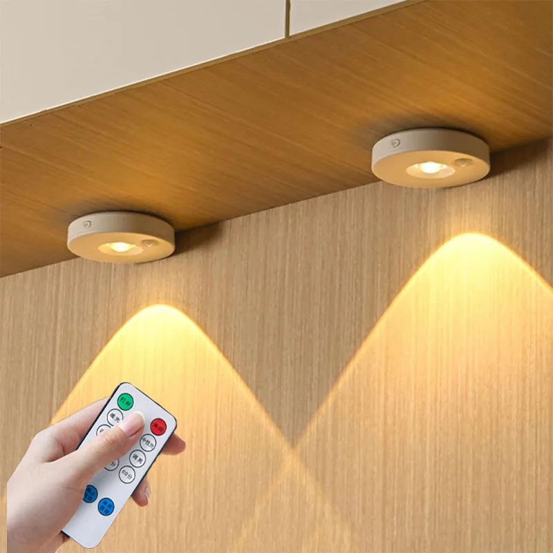 LED Under Cabinet Light USB Chargeable LED Wireless Lights Display Bookcase Wardrobe Closet Lamp Dimmable Touch Sensor