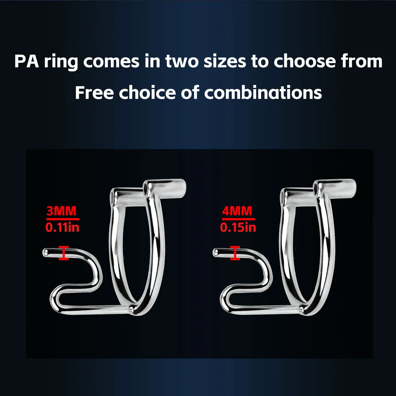 FRRK الفولاذ المقاوم للصدأ PA ثقب قفل ذكر العفة قفص القضيب مجرى البول BDSM Sexi Shoop للرجل ظهور #6