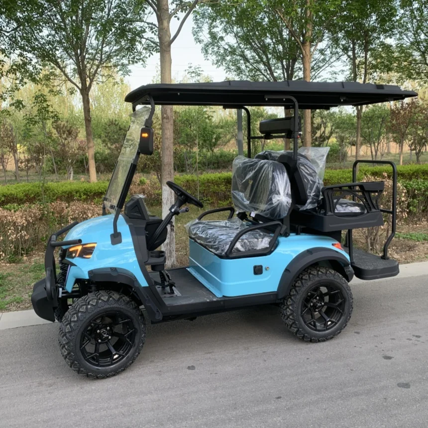 Manufacturer Produces Electric Golf Cart Gas Or Lithium Battery Powered 4 6 Seater New Energy Electric Four-Wheel Vehicle