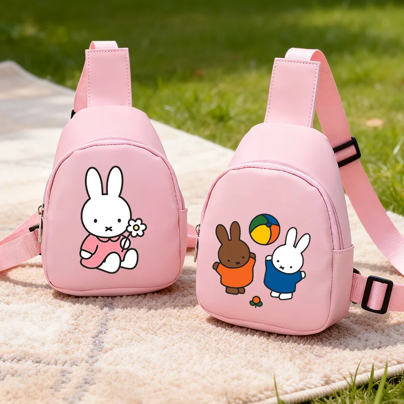 Сумка на грудь Miffys для девочек, легкие сумки на одно плечо с мультяшным принтом, детская мини-сумка через плечо, модные подарки на день рождения