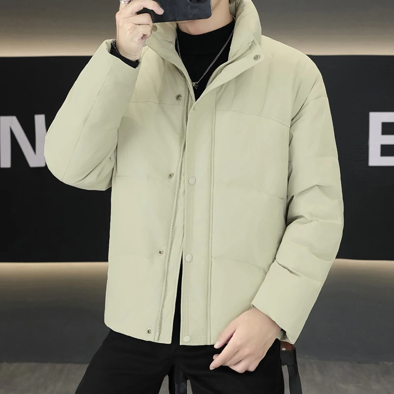 2026 Winter New Style Men's Fashion Casual 50 Down Quilted Down Jacket