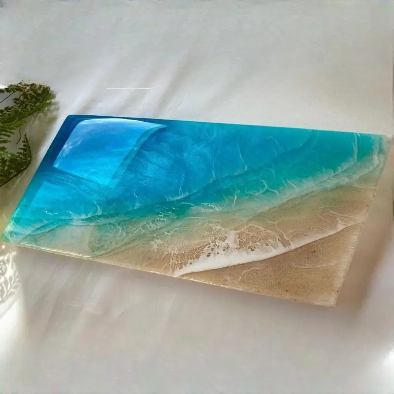 

Rectangle Silicone Mold Crystal Epoxy Casting Resin Mold for DIY Table Top Making River Table