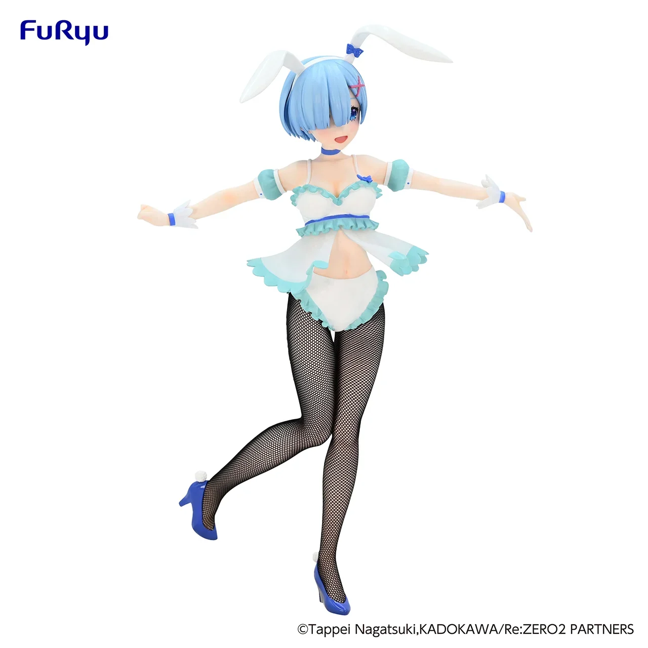 Original FuRyu BiCute Life in A Different World From Zero Comics Model Rem Bunny Costume Action Figures Girl Anime Cute Toys Boy