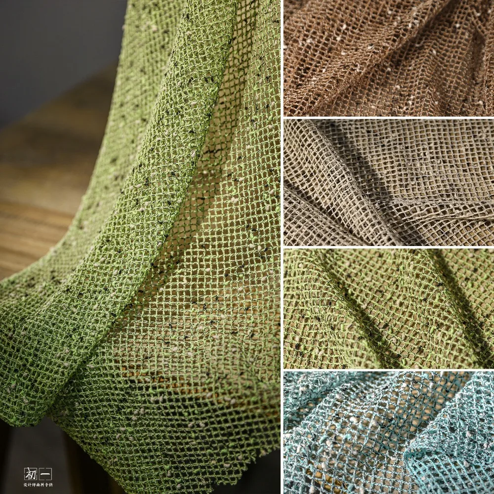 

Textured Granule Grid Mesh Fabric Vintage Eyelash Lace Net for Dress Skirt DIY Sewing Craft Clothing Material
