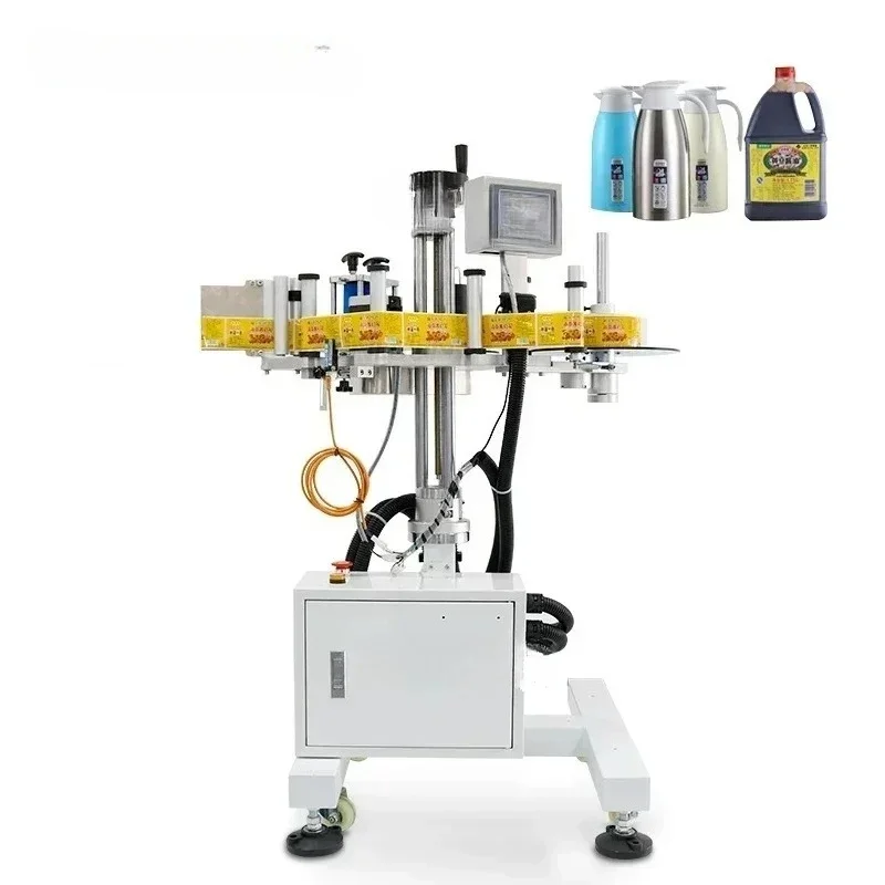 ZS-TB852 Automatic Labeling Machine Bottle Box Carton Bucket Sticker Label Applicator Flat surface labeling
