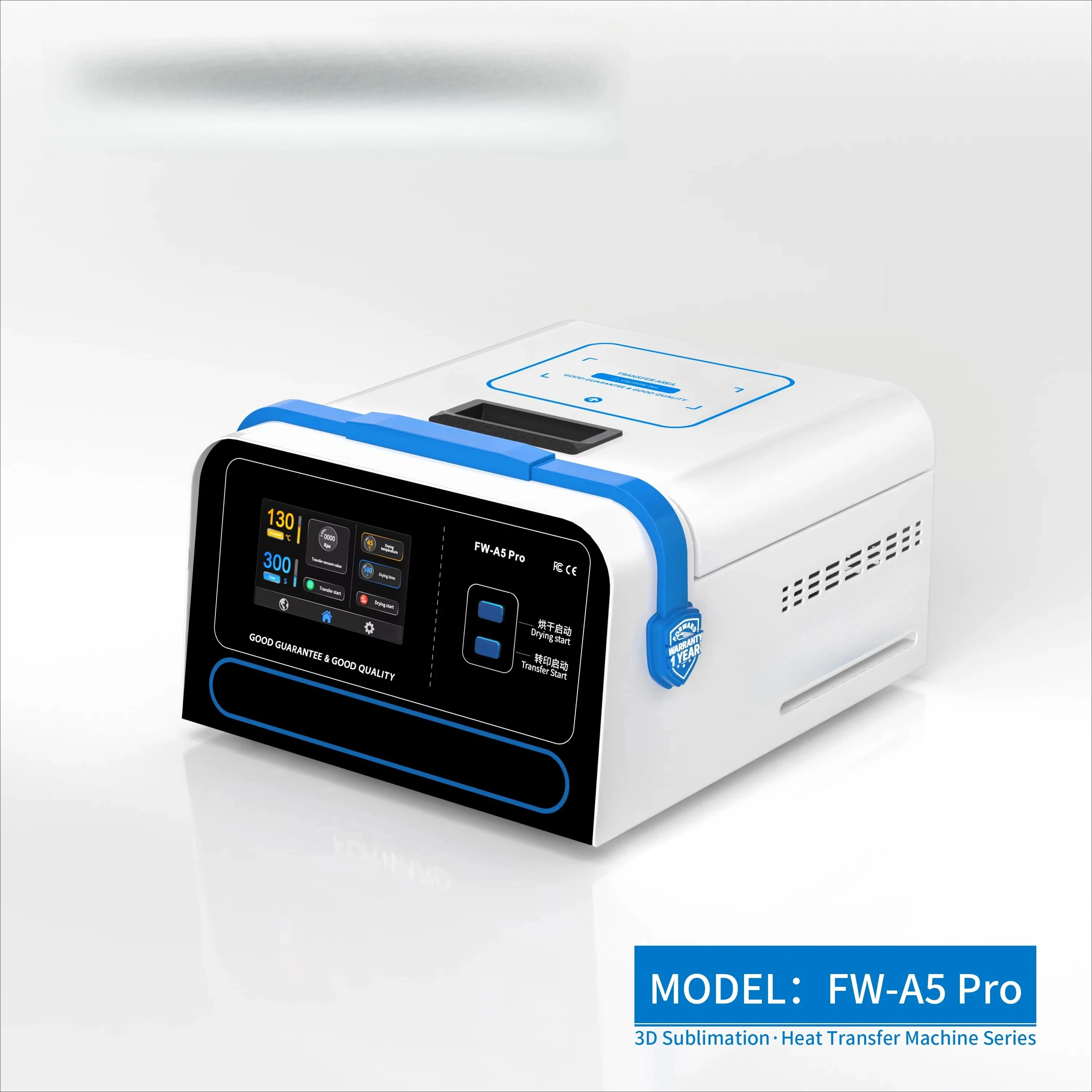 FW-A5 Pro New 3D Sublimation Phone Case Machine Mobile Cover Printing Machine Built-in Drying Box For DIY Phone Case