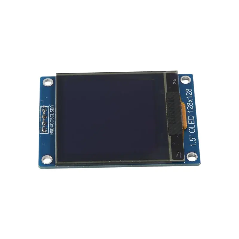 A53M-1.5 Inch 4PIN OLED Module Display Screen SH1107 Drive IC 128X128 IIC I2C Interface For 51 STM32 P22101 P22102