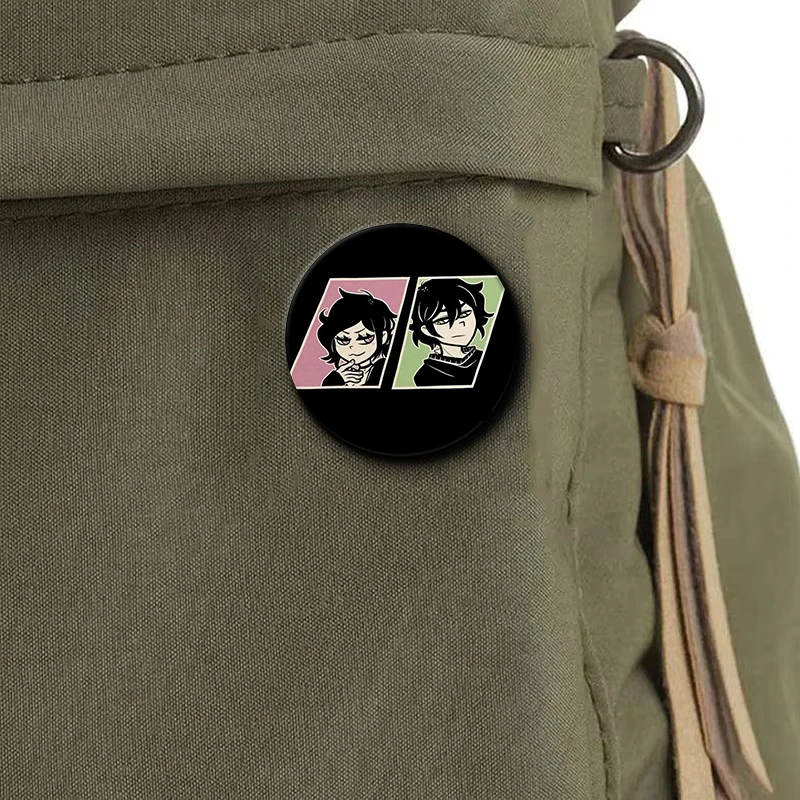 58mm Creative Cartoon Figure Brooch Pins Game The Coffin of Andy and Leyley Badge Backpack Shoes Decor Accessories Jewelry Gift - view 5
