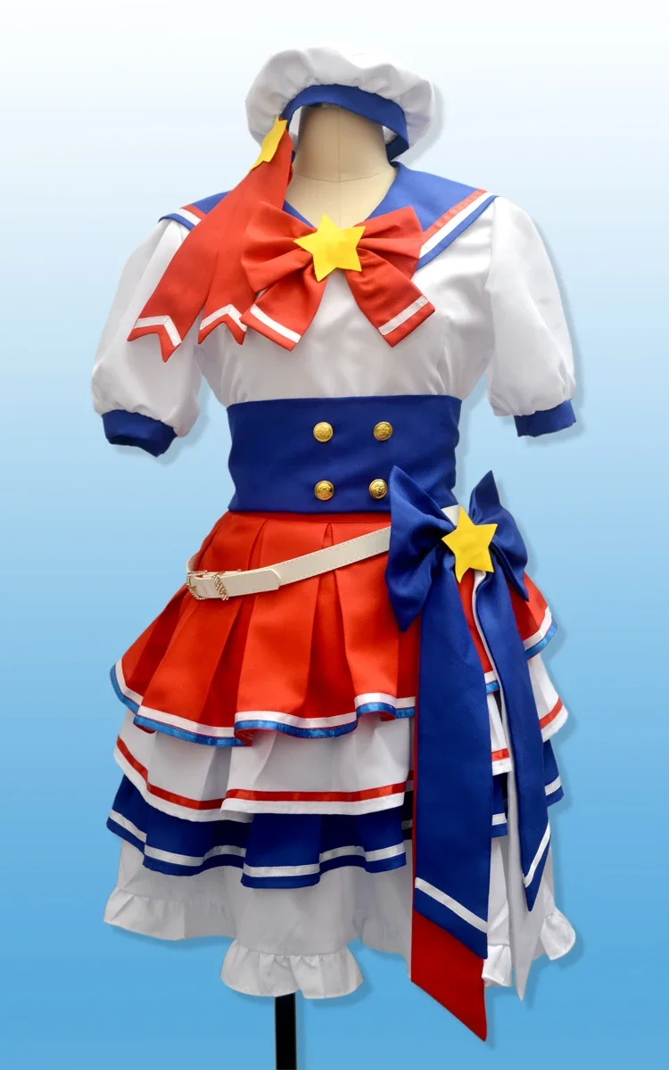 PriPara Prism Paradise Reona Uesuto Dorothy West  Cosplay Costume Customized Acceptable order,performance clothes