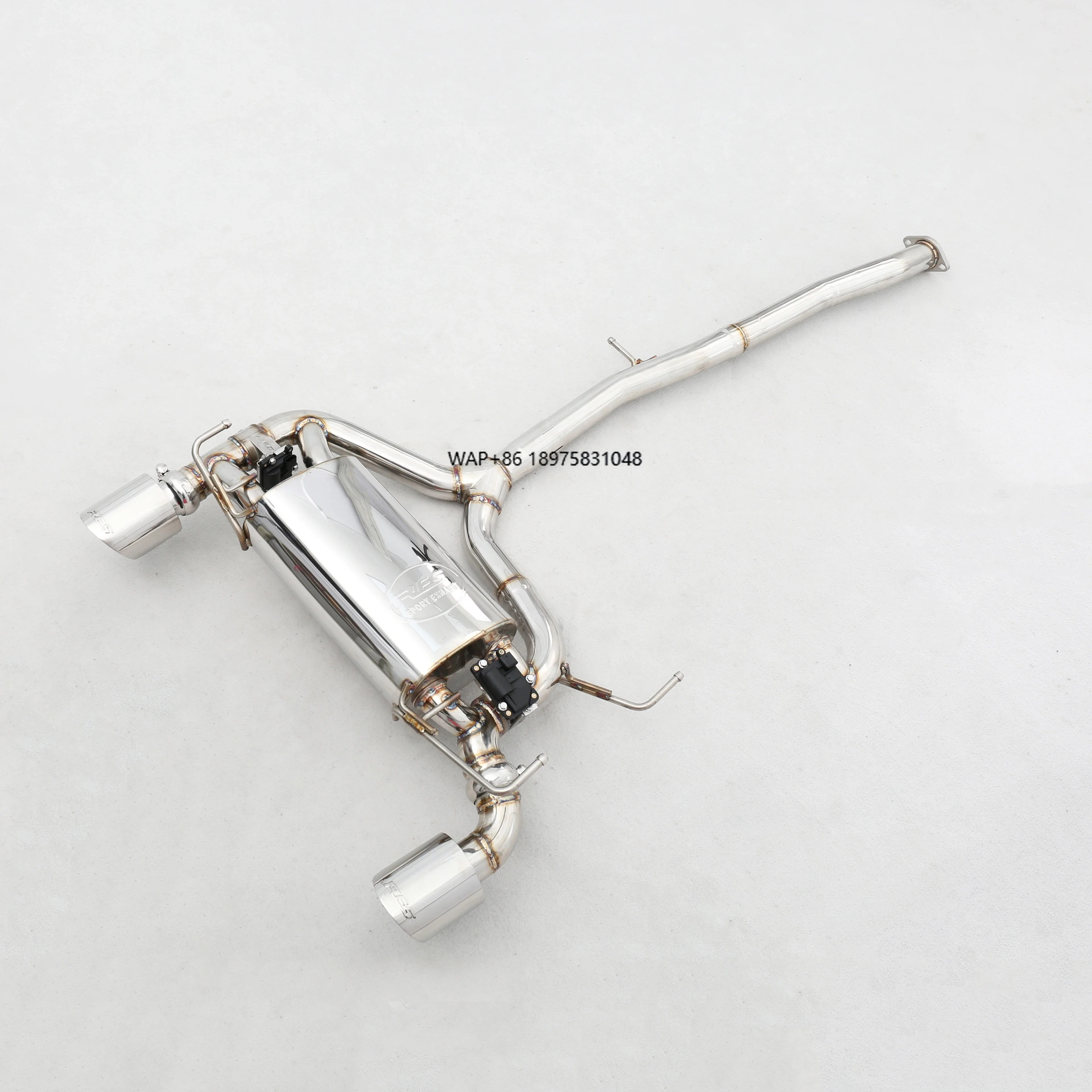 

Custom Designed 304 Stainless Steel/Titanium Valved Exhaust System Perfect Fit for 350Z 3.5