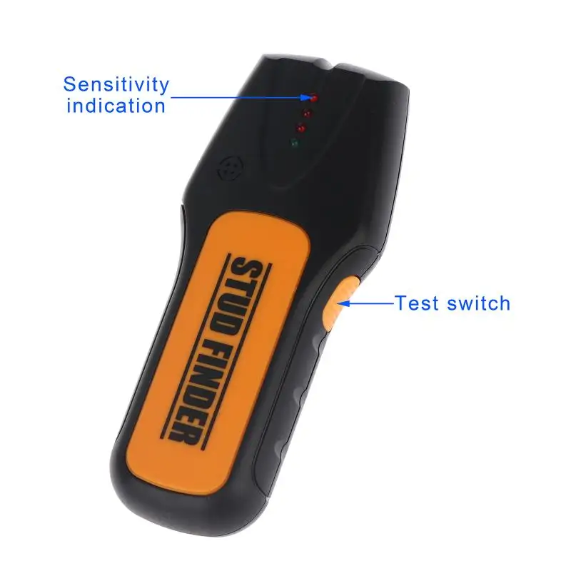 ~Multifunction Wall Detector Scanner Large Area Sensor For Metal Nonmetal AC Wire Finding With Beep